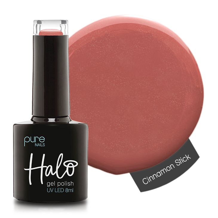 Product image of Pure Nails' Halo gel polish in shade 'Cinnamon Stick'