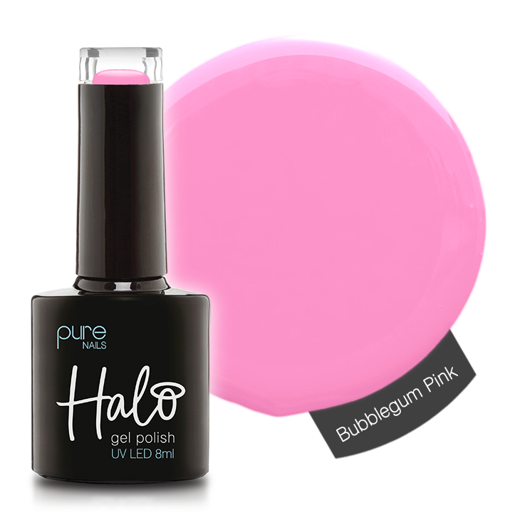 Product image of Pure Nails' Halo gel polish in shade 'Bubblegum Pink'