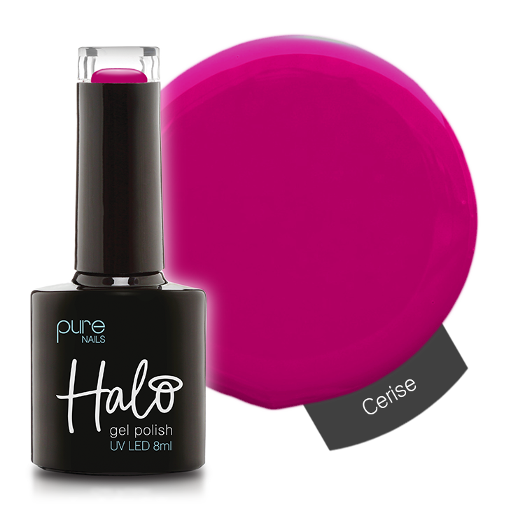 Product image of Pure Nails' Halo gel polish in shade 'Cerise'