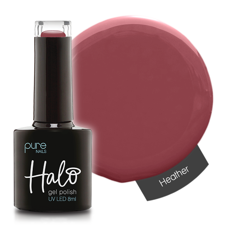 Product image of Pure Nails' Halo gel polish in shade 'Heather'
