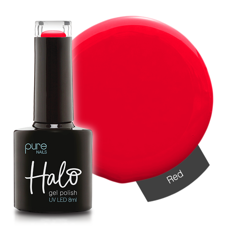 Product image of Pure Nails' Halo gel nail polish in shade 'Red'