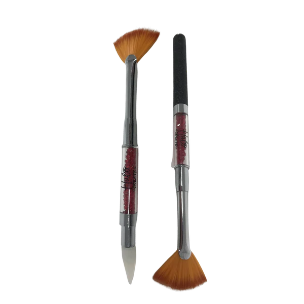 Halo Create Combo Brush - Fan Brush & Diamante Pick Up