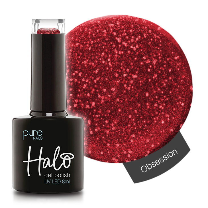 Product image of Pure Nails' Halo gel polish in shade 'Obsession'