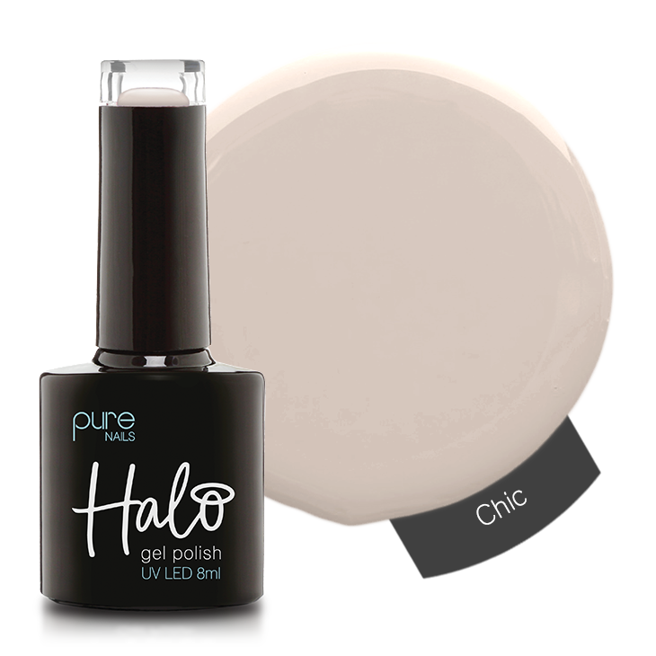 Product image of Pure Nails' Halo gel polish in shade 'Chic'