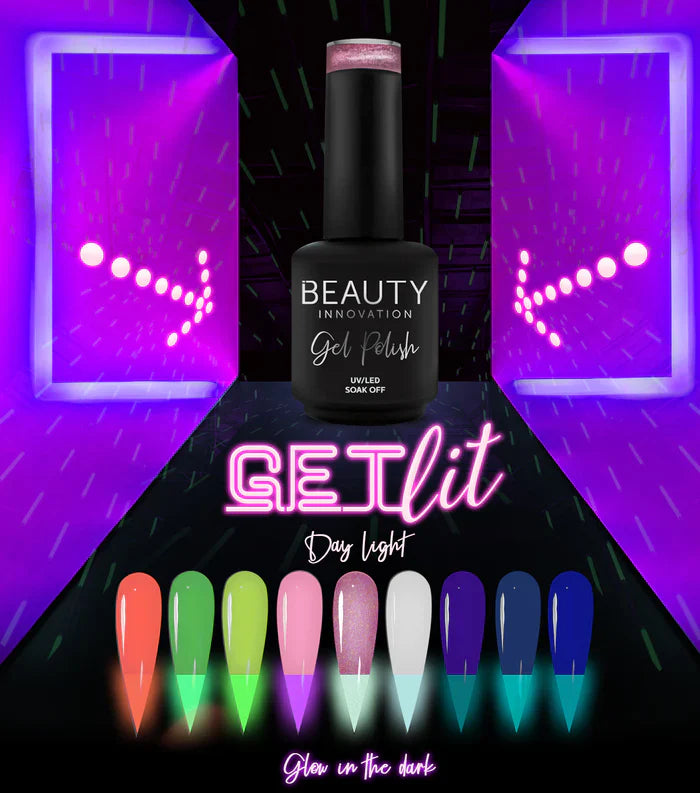 Gel Polish Collection - Get Lit Glow in Dark by BI