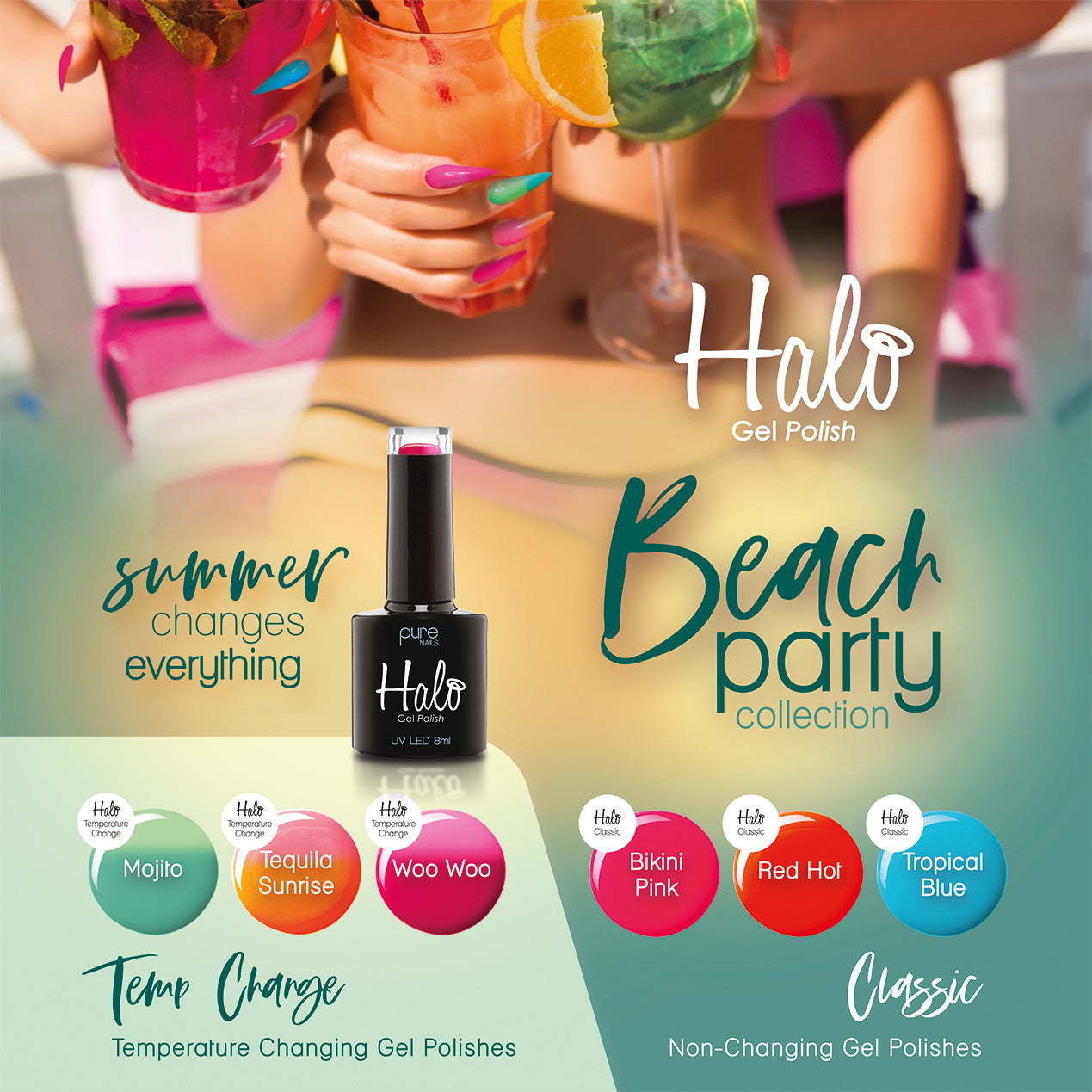 Gel Polish Collection - Beach Party by Halo