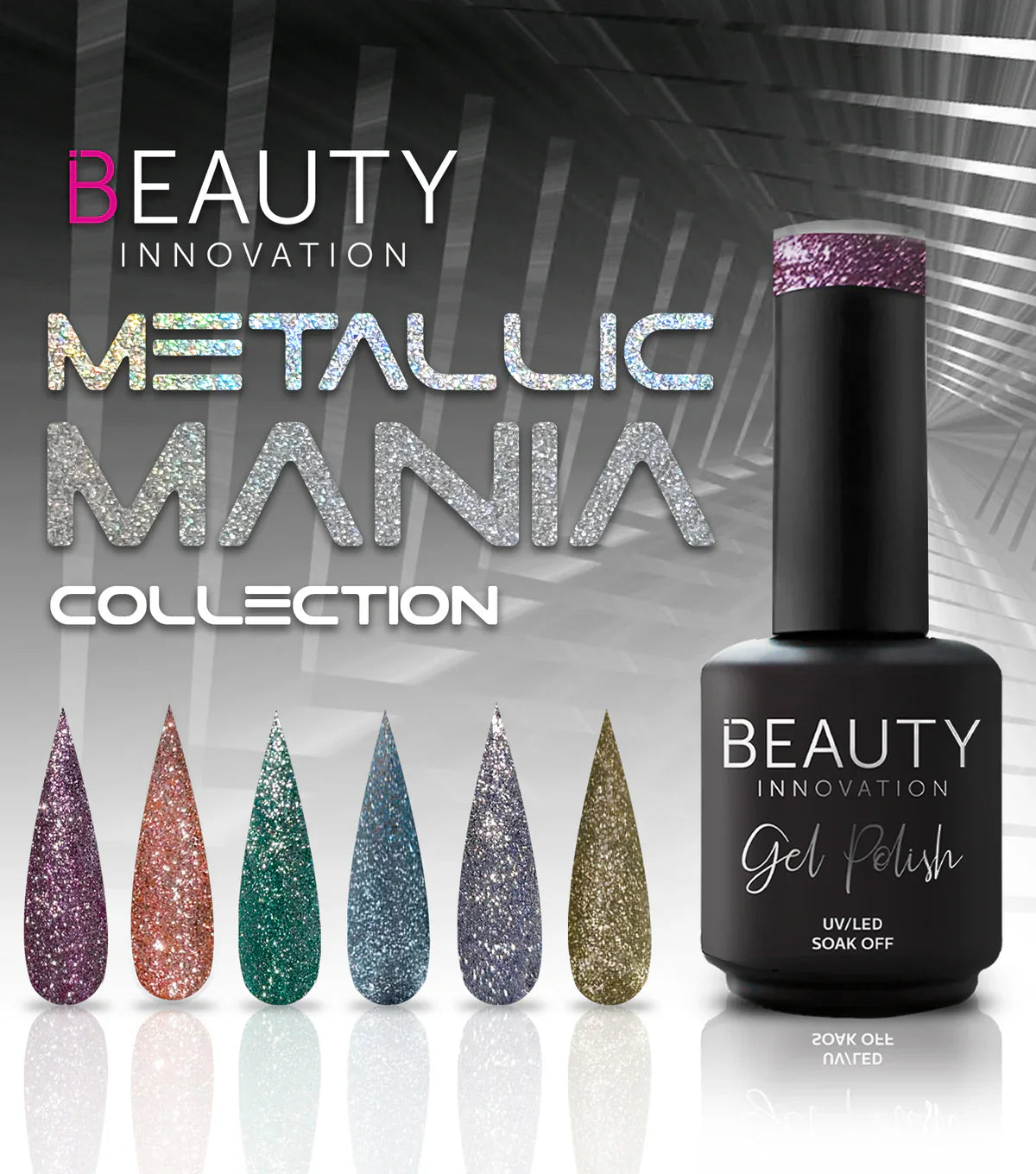 Gel Polish Collection - Metallic Mania by BI