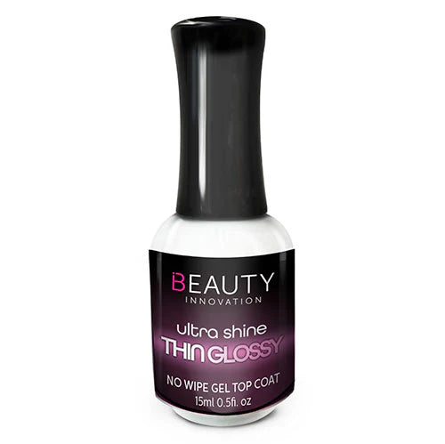 BI Gel Top Coat - Ultra Shine Thin Glossy Glass (no wipe)