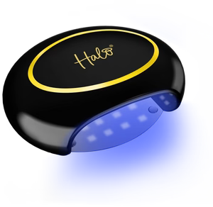 Halo LED Advanced Nail Lamp - Black & Gold (Wireless)