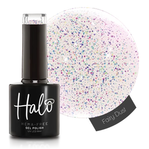 Halo Gel Polish Top Coat - Fairy Dust Glitter