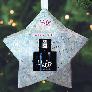 Halo Gel Polish Top Coat - Fairy Dust Glitter