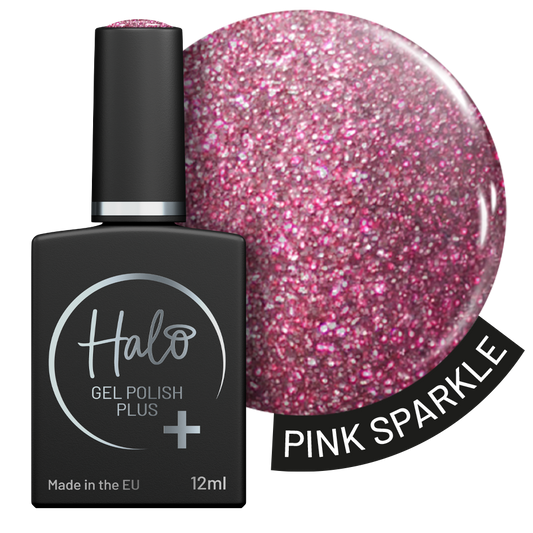 Halo Gel Polish Plus - Pink Sparkle