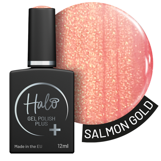 Halo Gel Polish Plus - Salmon Gold