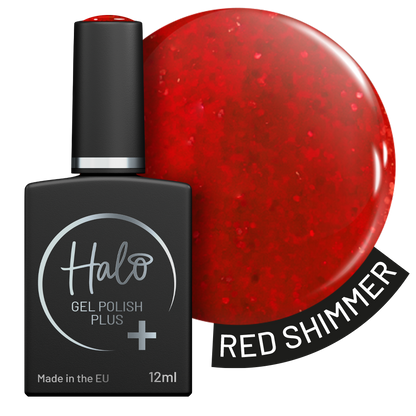 Halo Gel Polish Plus - Red Shimmer