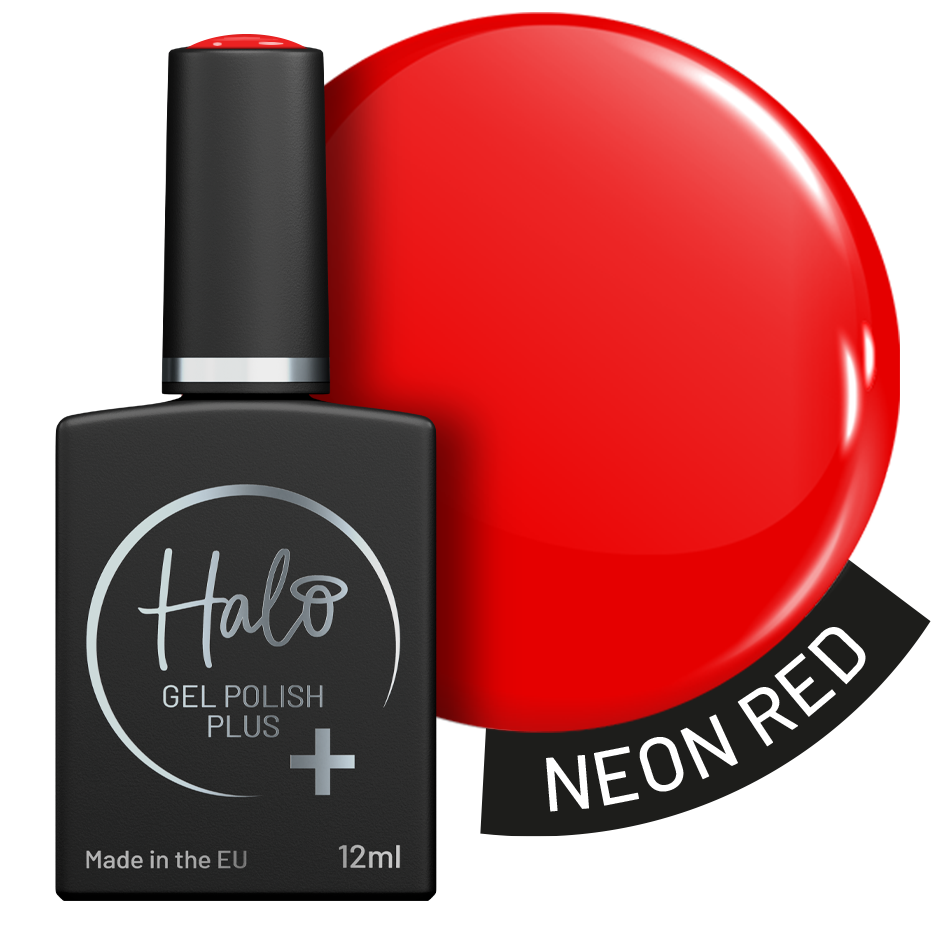 Halo Gel Polish Plus - Neon Red