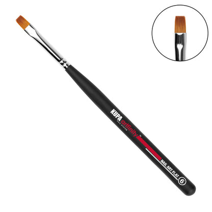 Kupa Brush - Artfinity Nail Art Flat Brush #6
