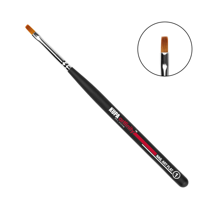 Kupa Brush - Artfinity Nail Art Flat Brush #1