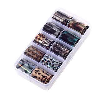 NailDo Nail Art Transfer Foils x 10