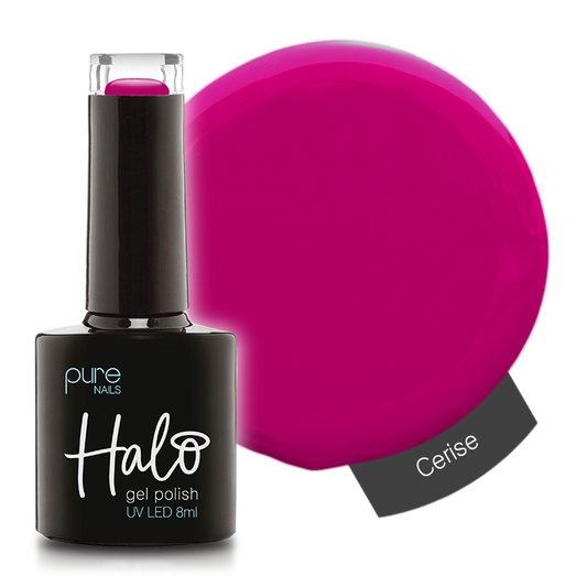 Product image of Pure Nails' Halo gel polish in shade 'Cerise'