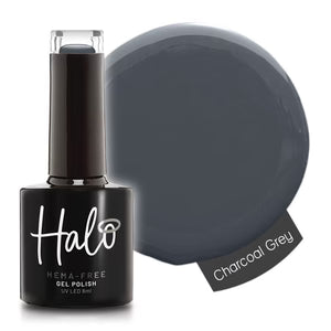 Halo Gel Polish 8ml Charcoal Grey