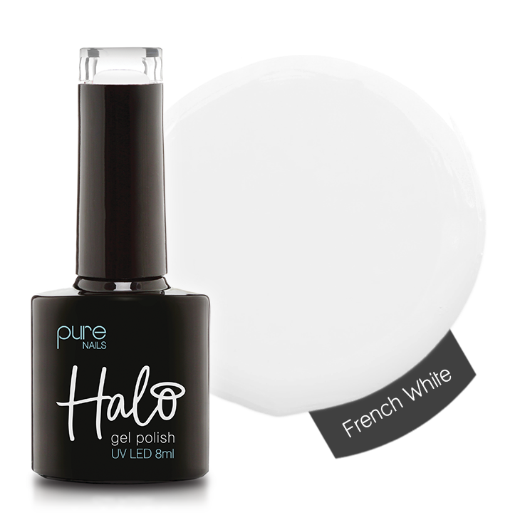 Product image of Pure Nails' Halo gel polish in shade 'French White' 