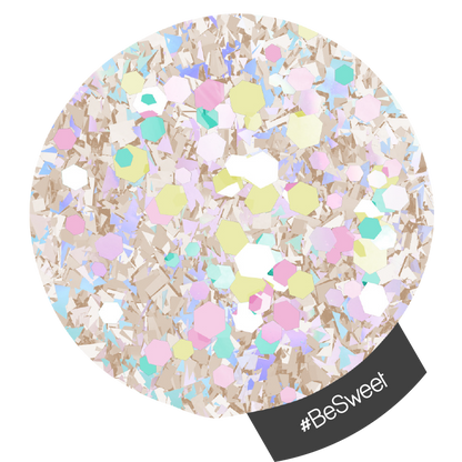 Halo Create - Multi Hex Glitter 1g