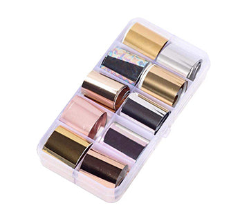 NailDo Nail Art Transfer Foils x 10