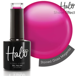 Halo Gel Polish 8ml Stained Glass Magenta