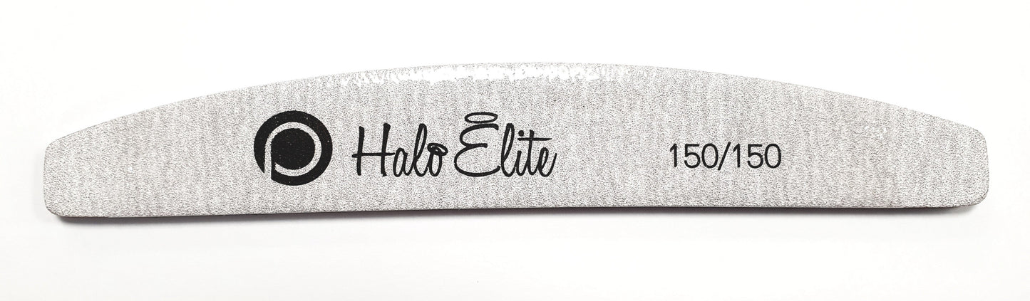 Halo Elite Half-Moon Zebra File 180/180 grit - 50 pack