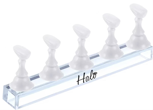 Halo Nail Practice Stand - White