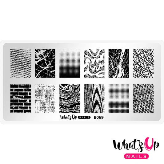 Whats Up Nails - Stamping Plate - Texture Therapy