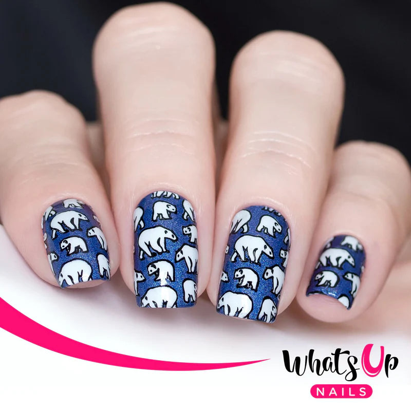 Whats Up Nails - Stamping Plate - Icy Wonderland