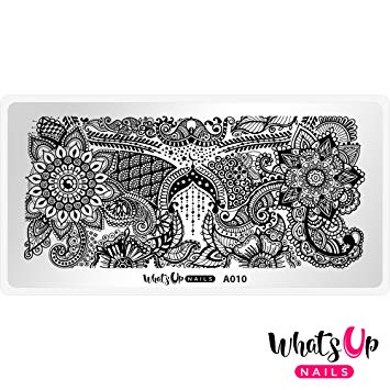 Whats Up Nails - Stamping Plate - Henna Entrancement