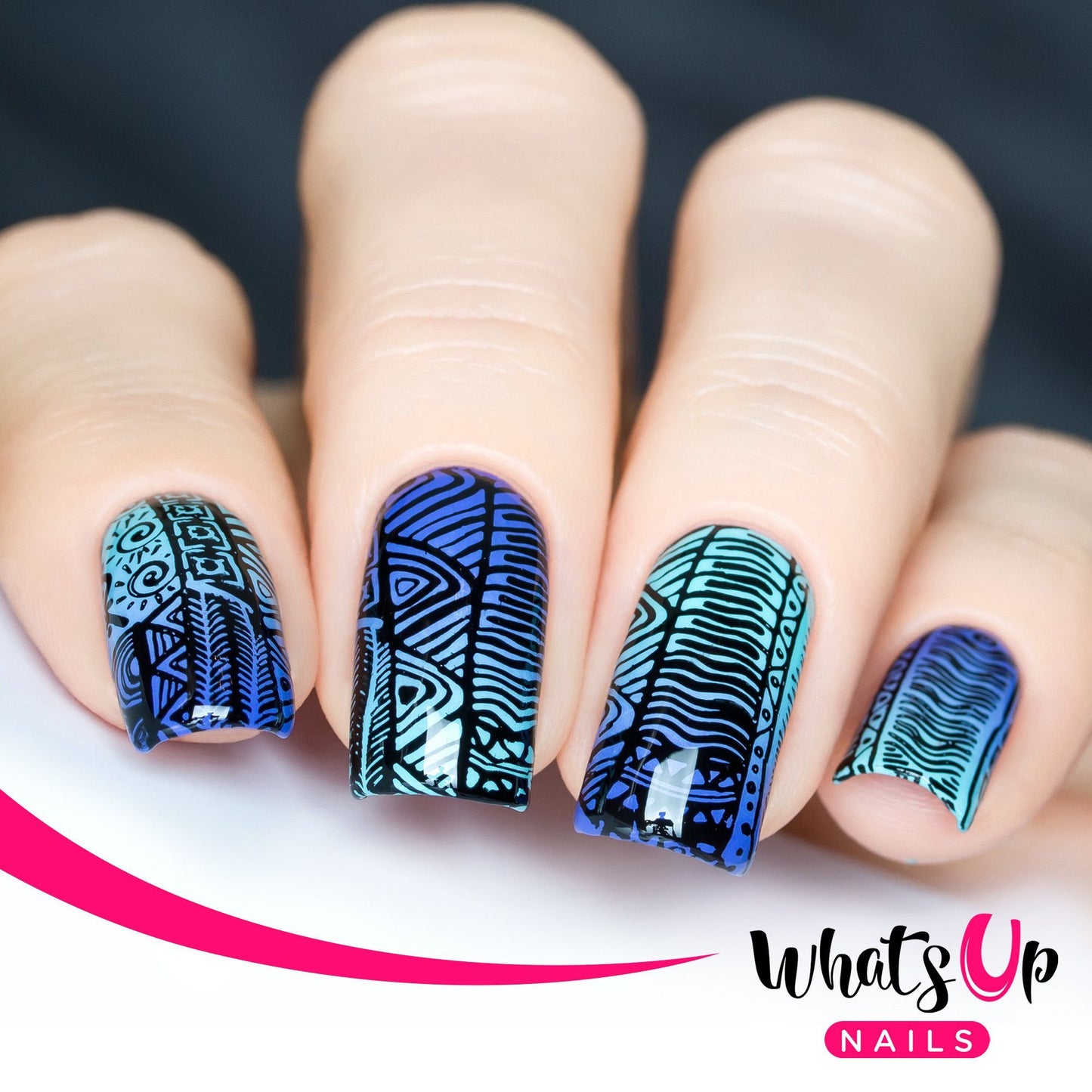 Whats Up Nails - Stamping Plate - Henna Entrancement