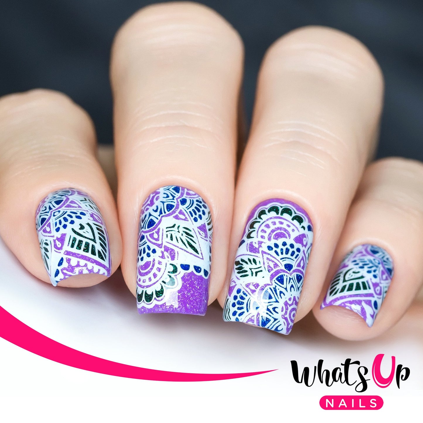 Whats Up Nails - Stamping Plate - Henna Entrancement