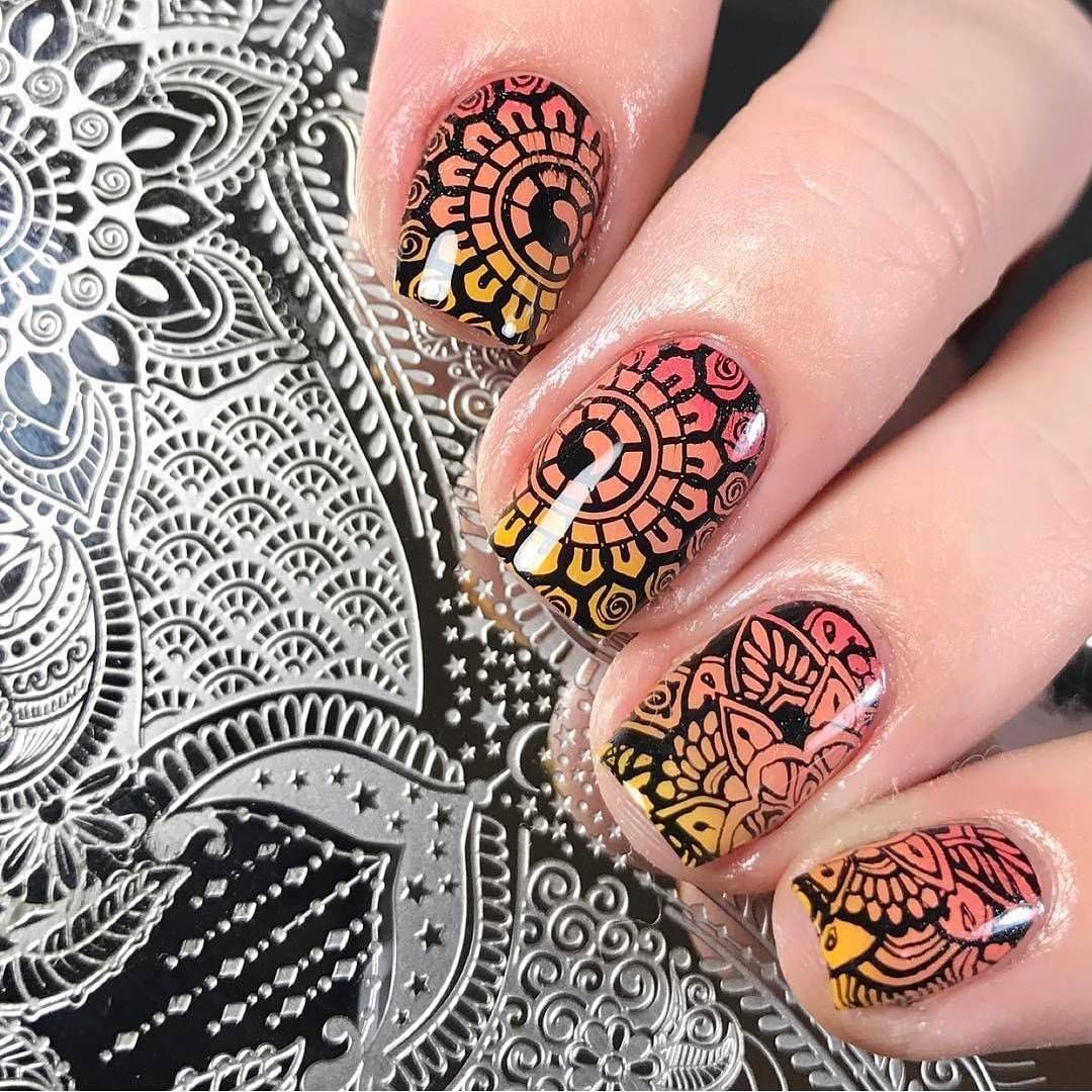 Whats Up Nails - Stamping Plate - Henna Entrancement