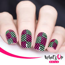 Whats Up Nails - Stamping Plate - Hypnotic Illusions