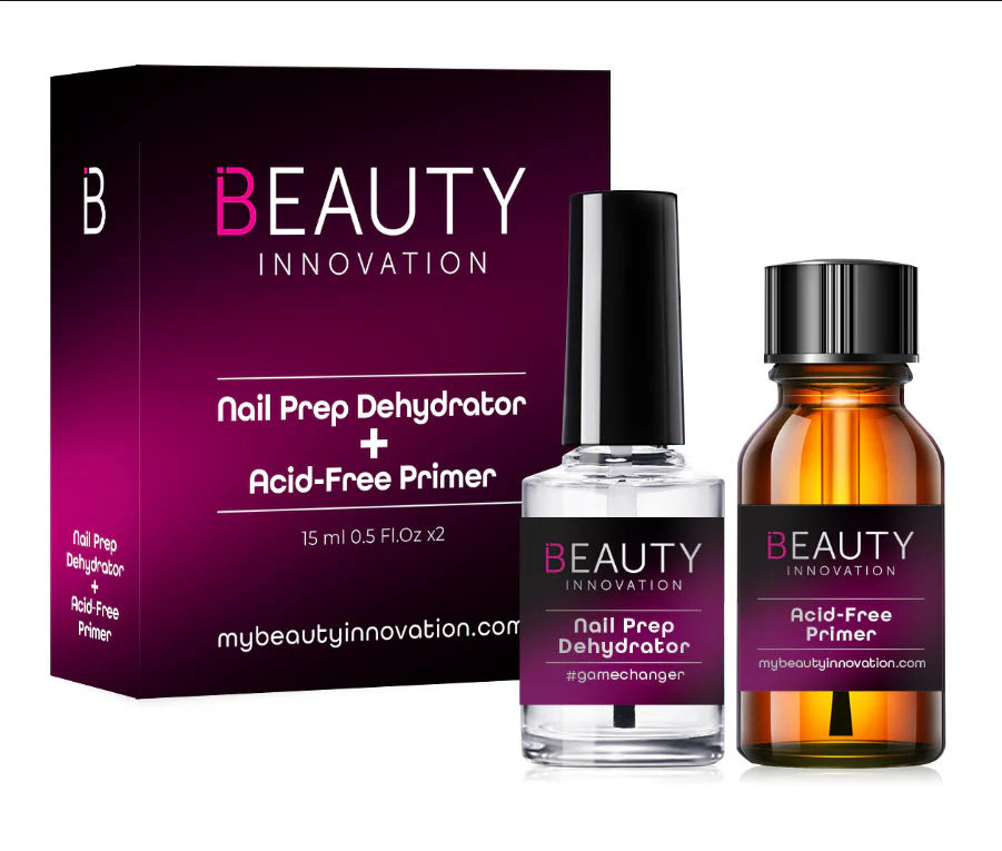 BI Nail Prep Dehydrator + Acid-free Primer Kit