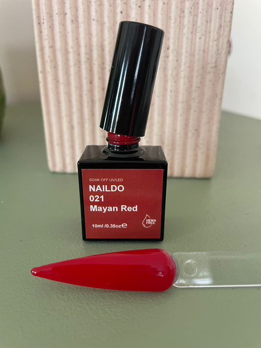 NailDo Gel Polish - Mayan Red