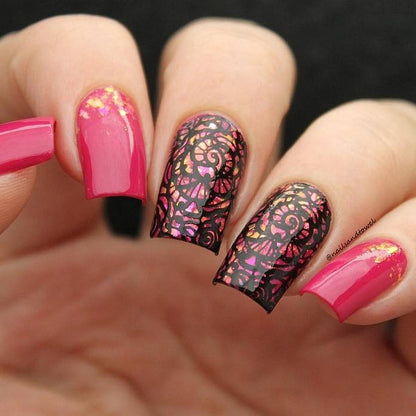 Whats Up Nails - Stamping Plate - Nature's Beauty Garden