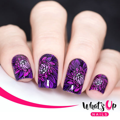 Whats Up Nails - Stamping Plate - Nature's Beauty Garden
