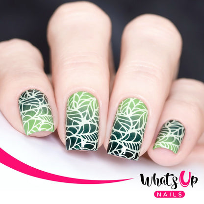 Whats Up Nails - Stamping Plate - Nature's Beauty Garden