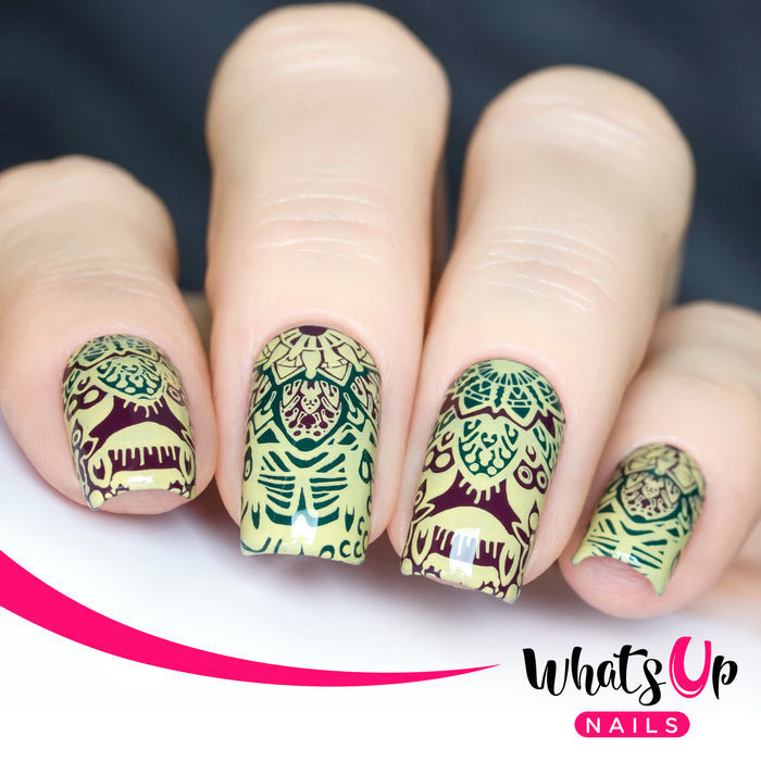 Whats Up Nails - Stamping Plate - Mandala Universe