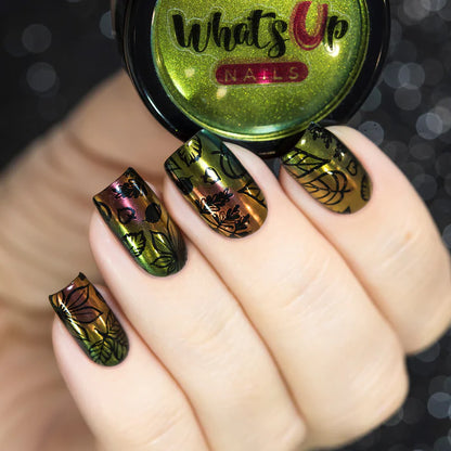 Whats Up Nails - Stamping Plate - Leaves Are Fall-ing
