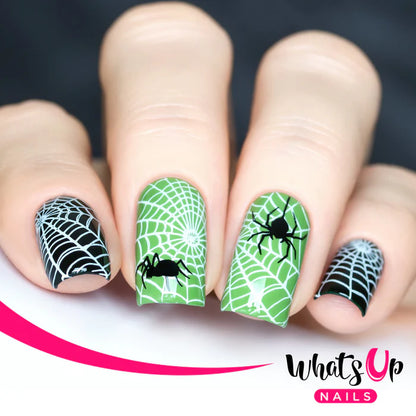 Whats Up Nails - Stamping Plate - Happy Halloween