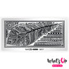 Whats Up Nails - Stamping Plate - Tribal Feather
