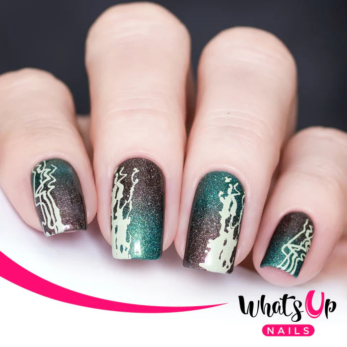 Whats Up Nails - Stamping Plate - Floralize Your Texture