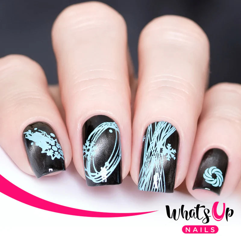 Whats Up Nails - Stamping Plate - Back to Flurality