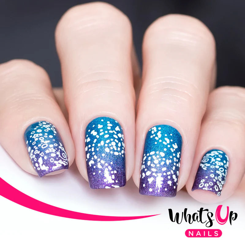 Whats Up Nails - Stamping Plate - Back to Flurality