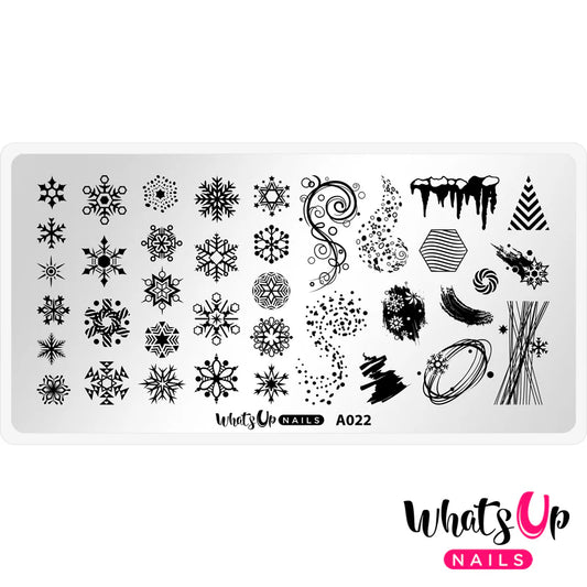 Whats Up Nails - Stamping Plate - Back to Flurality